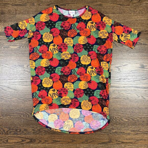 Lularoe Dress Womens XXS Multicolor Long High Low Tunic Floral Print Casual - Picture 1 of 7